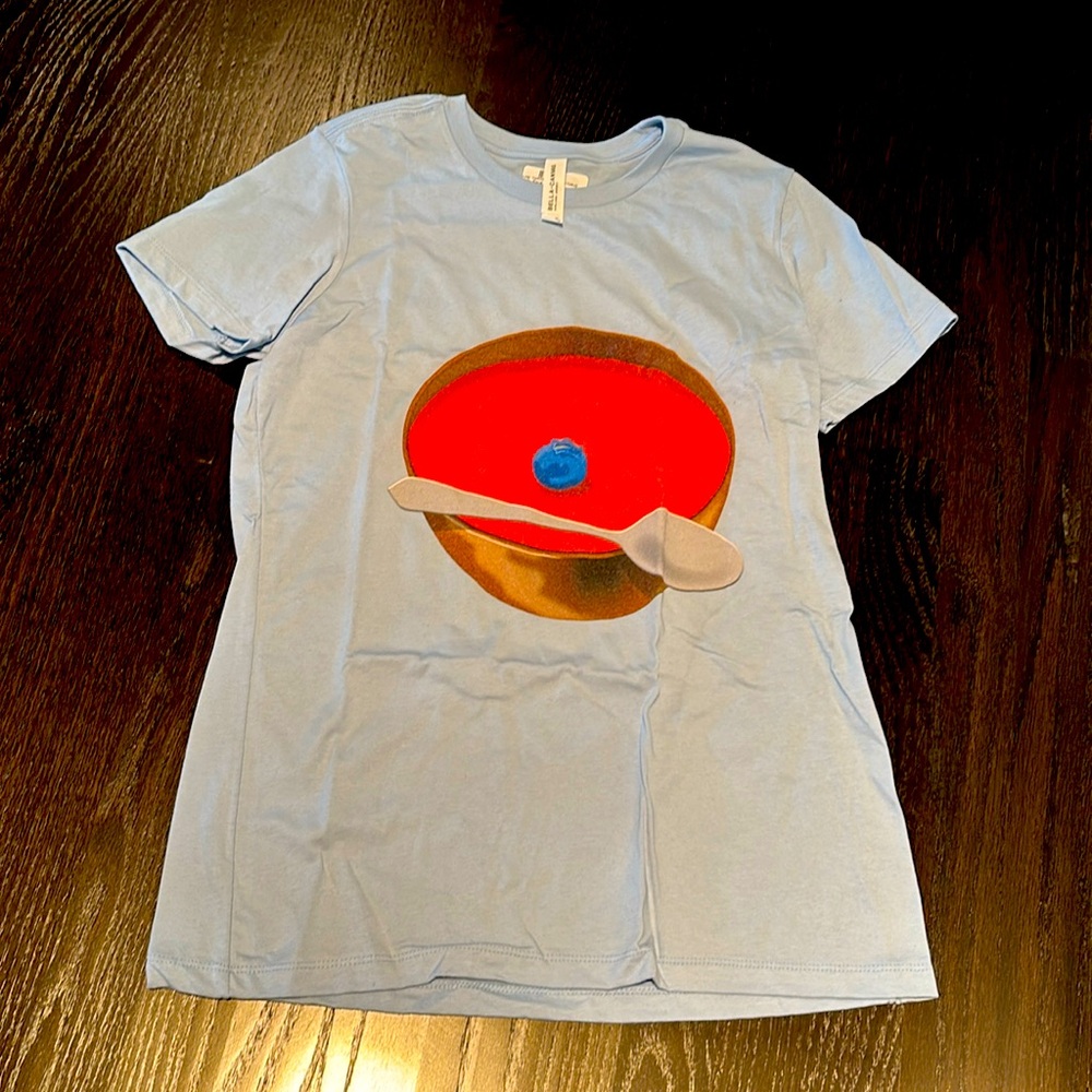 COPY - blueberry in tomato soup Blue Short Sleeve Tee